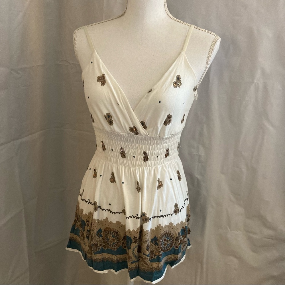 Y2K vintage peplum cami top size small